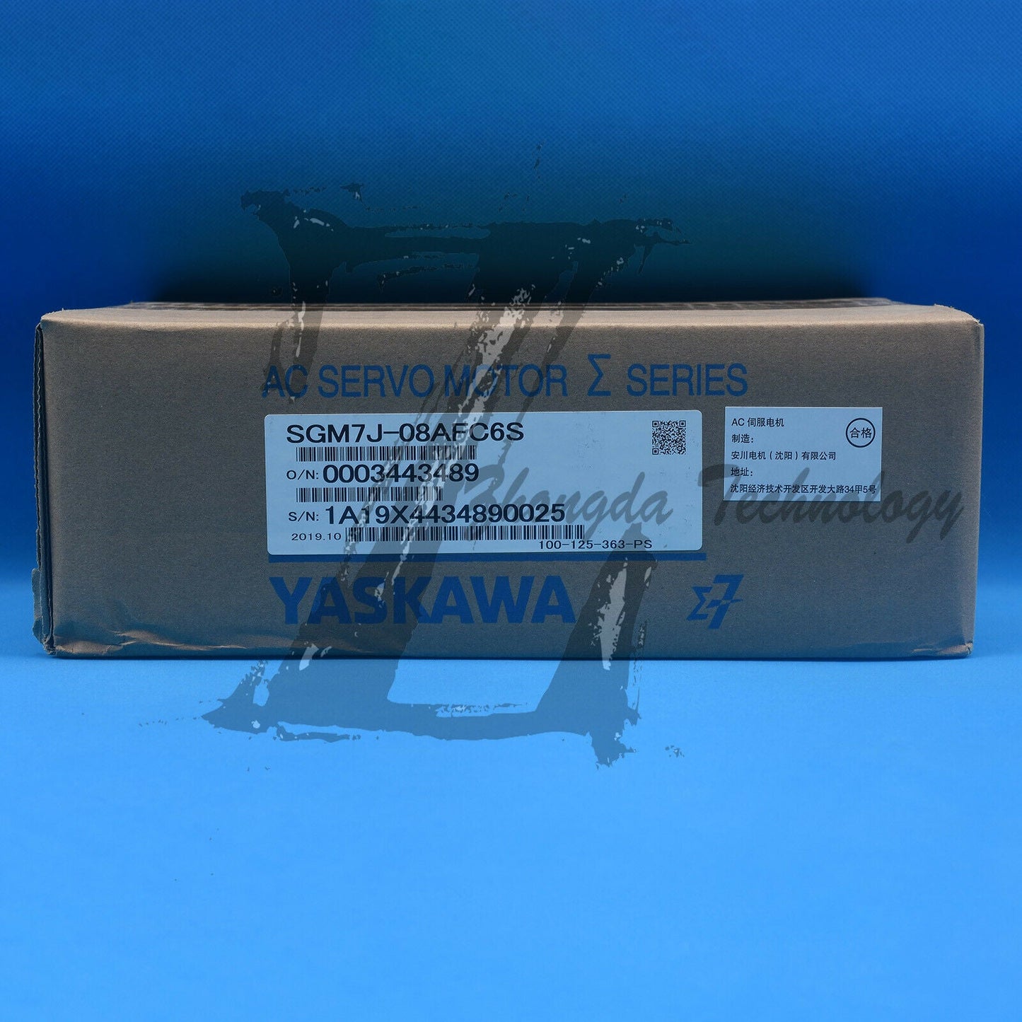 1pc new Yaskawa 7 Series Servo Motor 750W SGM7J-08AFC6S - YASKAWA
