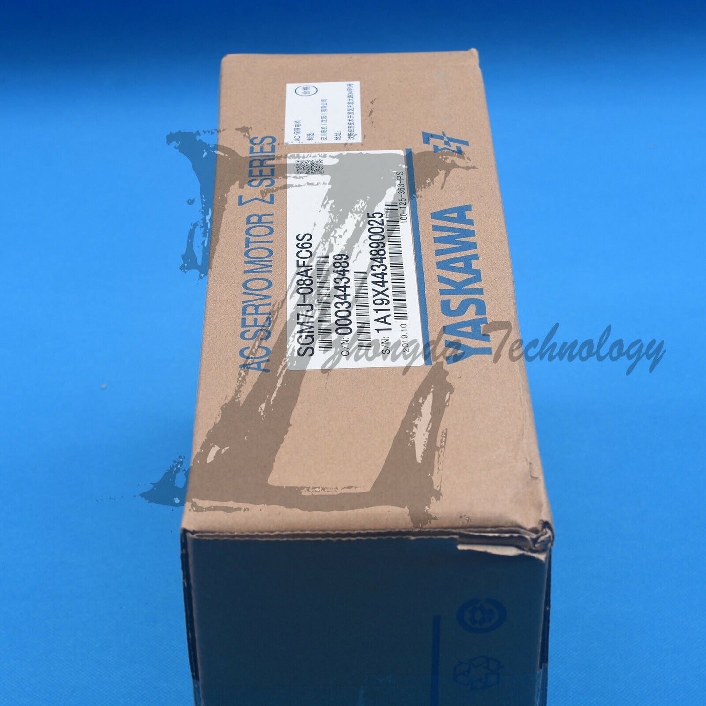 1pc new Yaskawa 7 Series Servo Motor 750W SGM7J-08AFC6S - YASKAWA