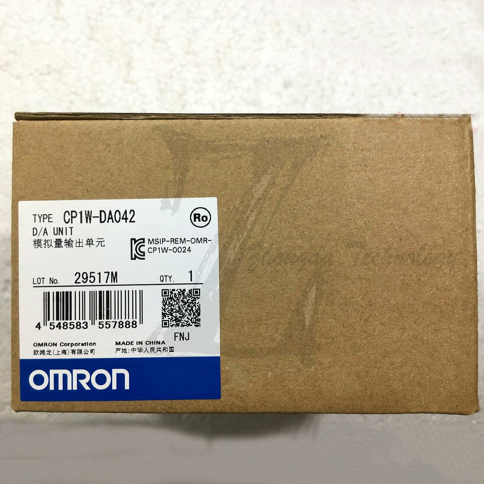 1pcs NEW IN BOX Omron CP1W-DA042 Analog output module  1 year warranty KOEED 201-500, 90%, import_2020_10_10_031751, Omron, Other