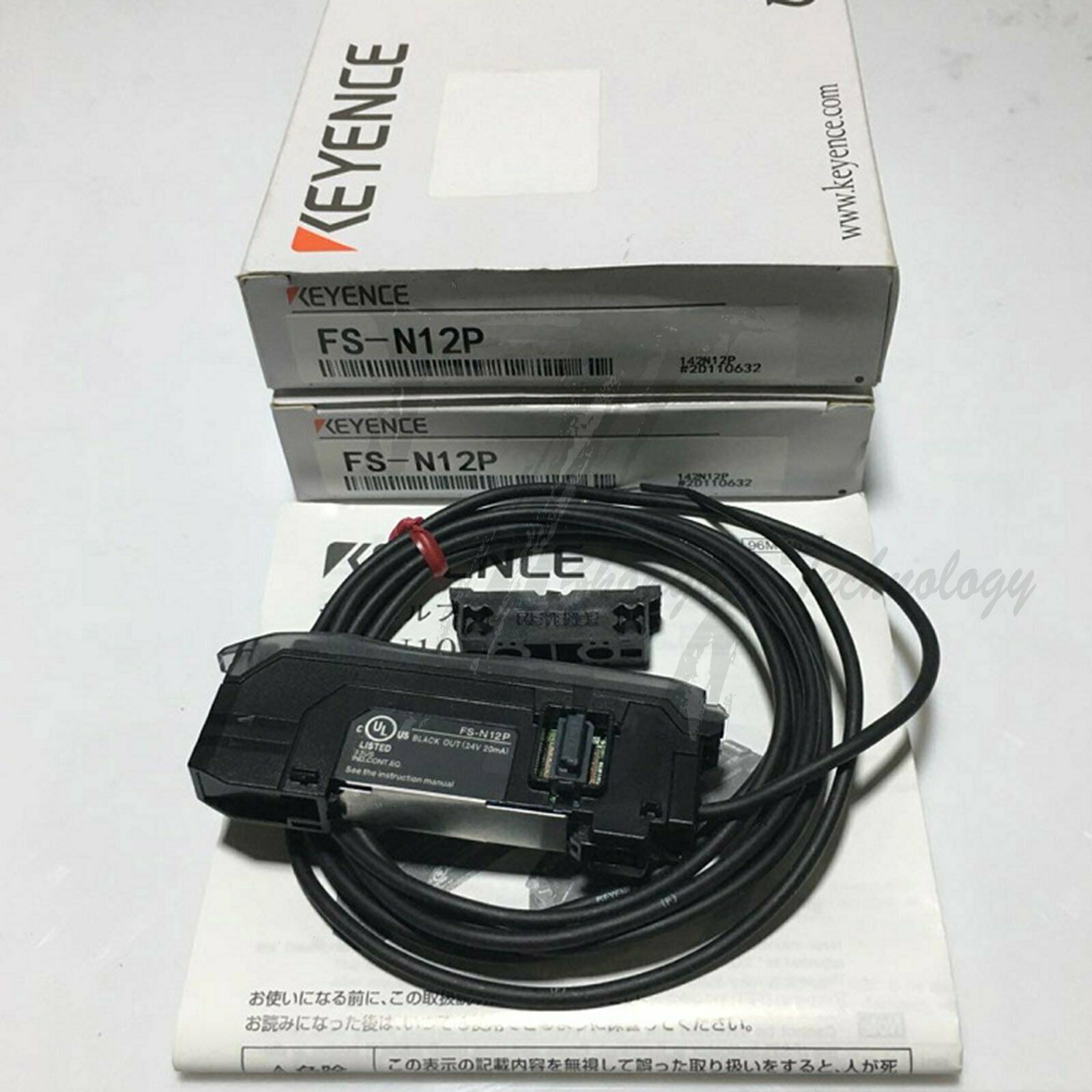 1pcs NEW KEYENCE FS-N12P Fiber Optic Sensor - KEYENCE
