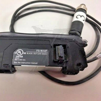 1pcs NEW KEYENCE FS-N12P Fiber Optic Sensor - KEYENCE