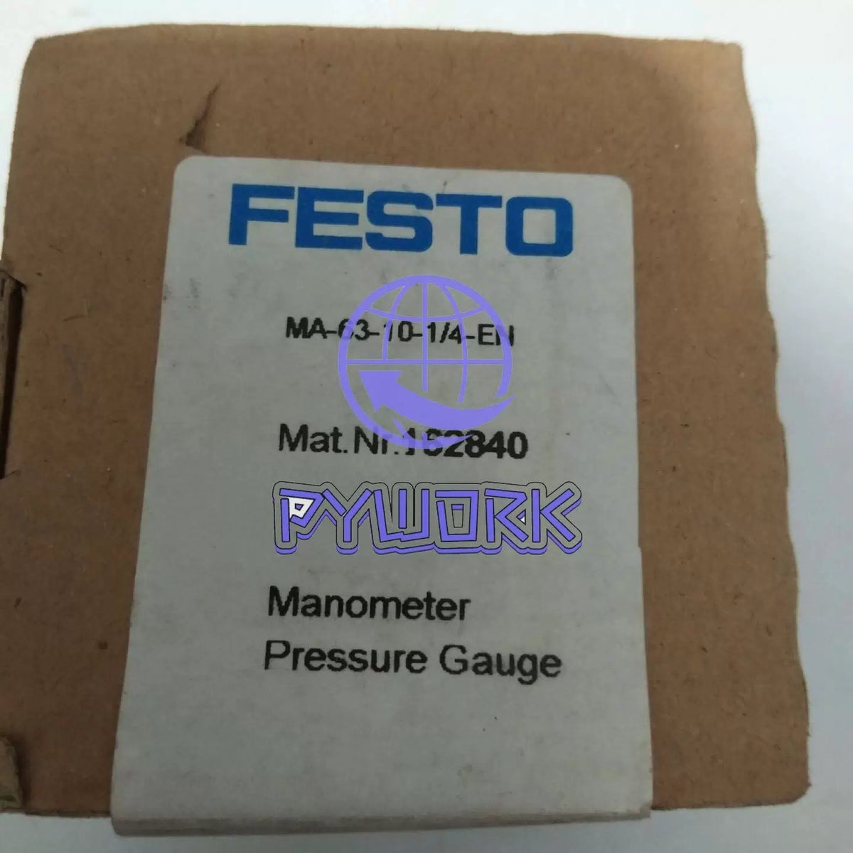 1pcs FESTO MA-63-10-1/4-EN 162840 pressure gauge Fast Ship #YP1 [2]