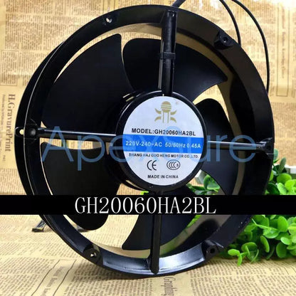1pcs GH20060HA2BL chassis cooling fan 20cm AC 220V ball bearing axial fan [1]