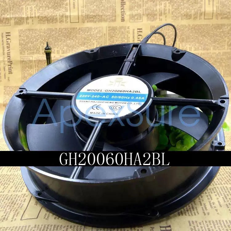 1pcs GH20060HA2BL chassis cooling fan 20cm AC 220V ball bearing axial fan [3]