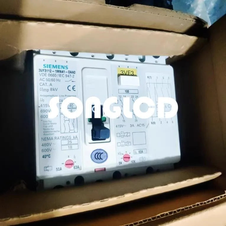 1pcs New 3VF3112-1MN41-0AA0 63A 4P Circuit Breaker - SCHNEIDER ELECTRIC [2]