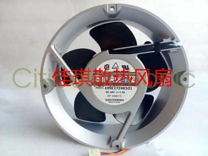 1pcs SANYO 109E1724K501 24V 17CM DC cooling fan inverter fan [1]