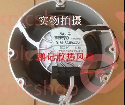 1pcs SERVO D1751U24B6PZ-16 24V 1.8A 43.2W 172×51mm ABB inverter fan [1]