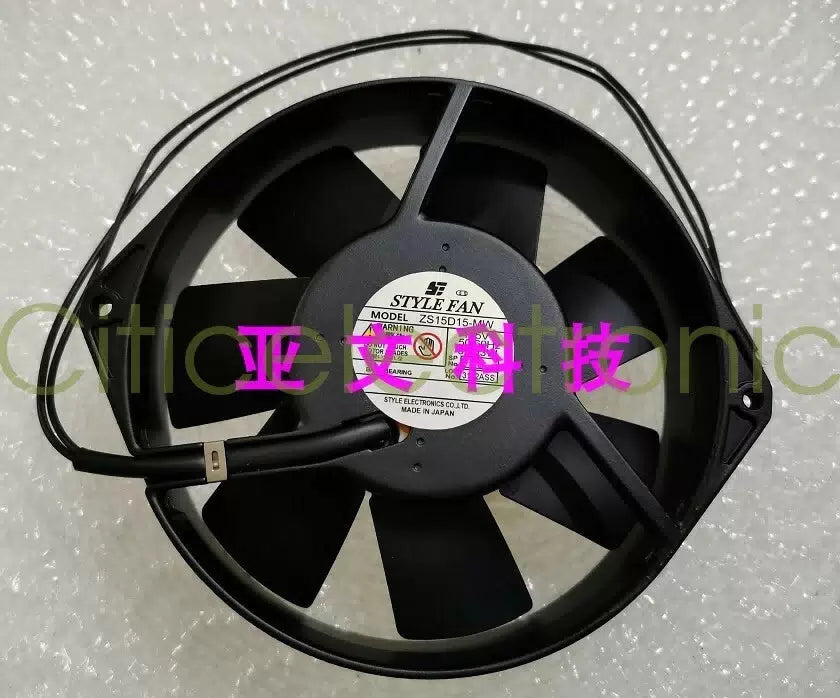 1pcs STYLE FAN ZS15D15-MW metal iron leaf high temperature resistant fan [1]