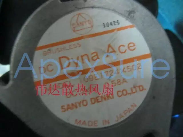 1pcs Sanyo 109E1724X502 17251 DC 24V 0.58A fan [2]