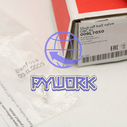 Danfoss 009L7050 1/4in Shut Off Ball Valve ODF GBC 6s Multiple Refrigerant MWP 6