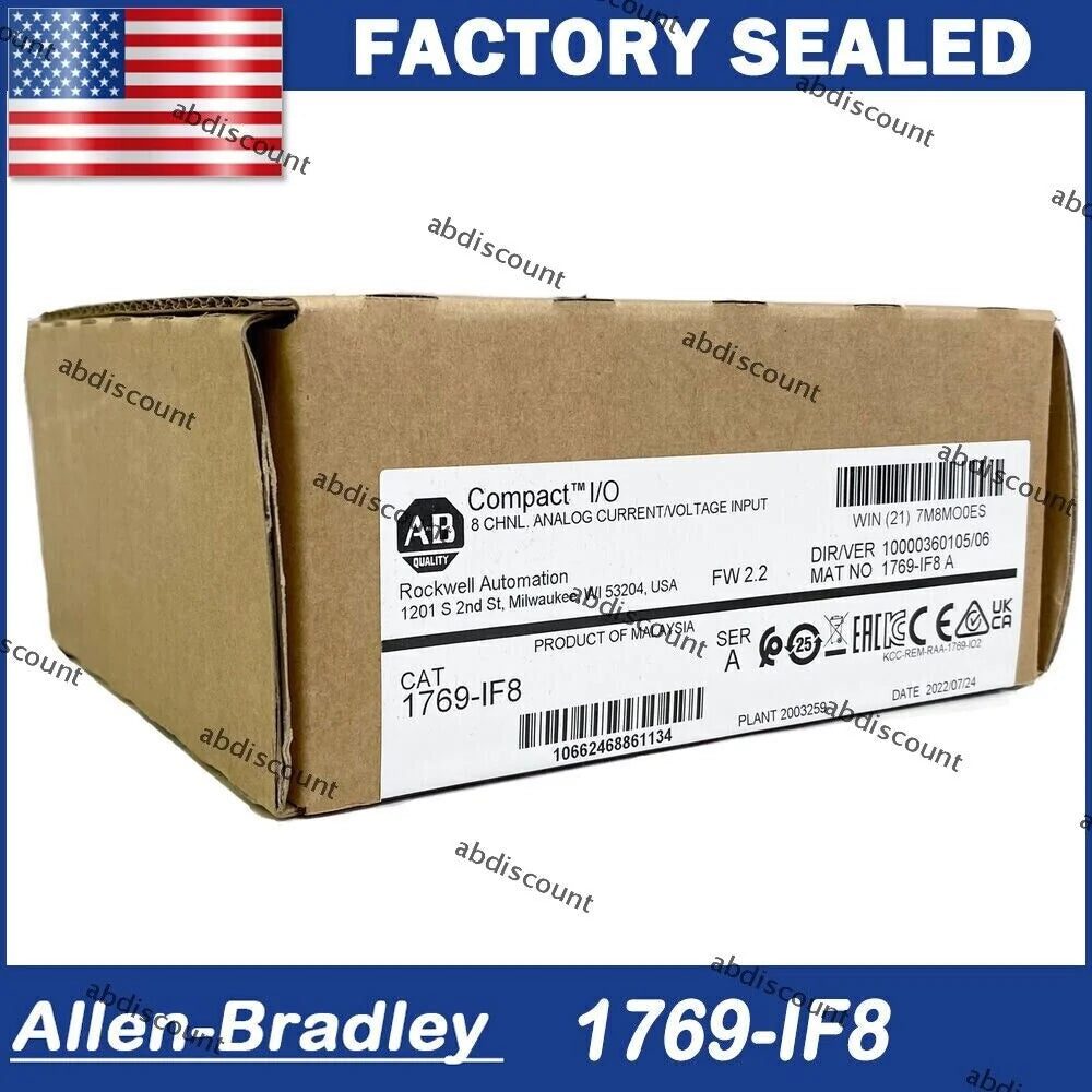 2022 Allen-Bradley 1769IF8 CompactLogix 8 Pt Analog Input Module New - ALLEN-BRADLEY [7]