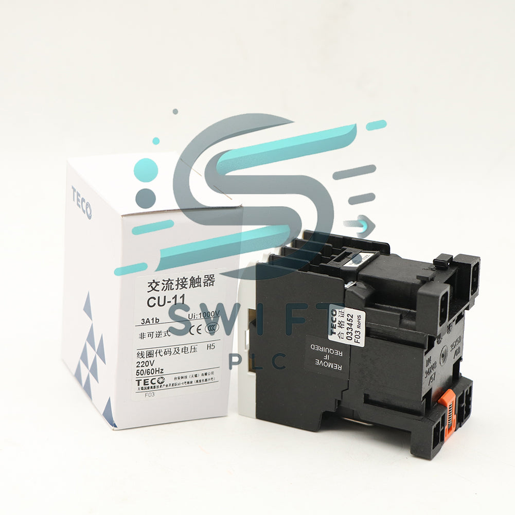 1pcs In Box TECO CU-11 3A1B AC Contactor 220VAC
