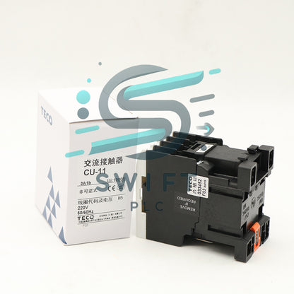 1pcs In Box TECO CU-11 3A1B AC Contactor 220VAC