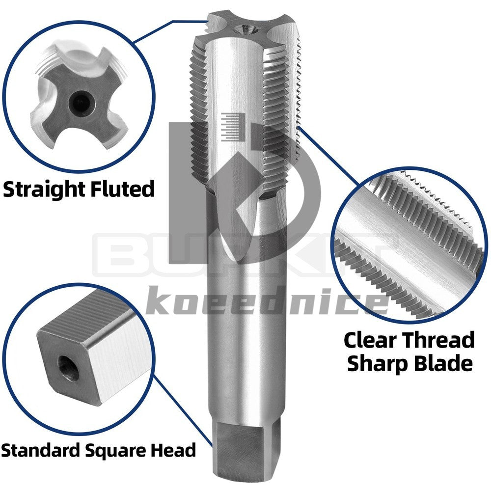 M28 X 1.5 Thread Tap Right Hand, HSS M28x1.5 Straight Fluted Machine Tap