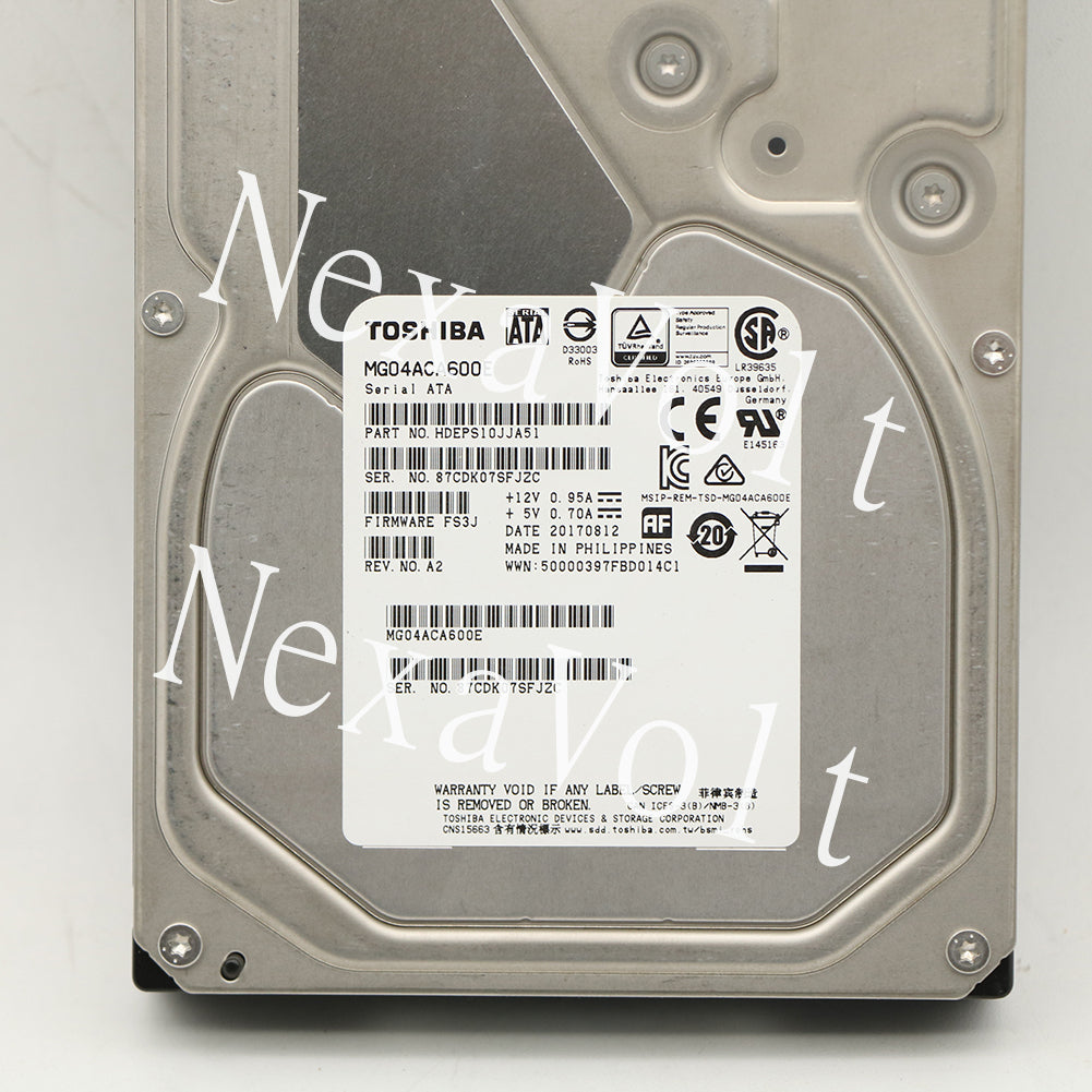 1Pcs Compatible TOSHIBA MG04ACA600E HDD SATA3 6TB 3.5 IN 7.2K