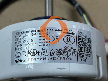 FN10D-ZL SIC-37CVL-F110-1 F115-1 Inverter air conditioner DC motor internal fan