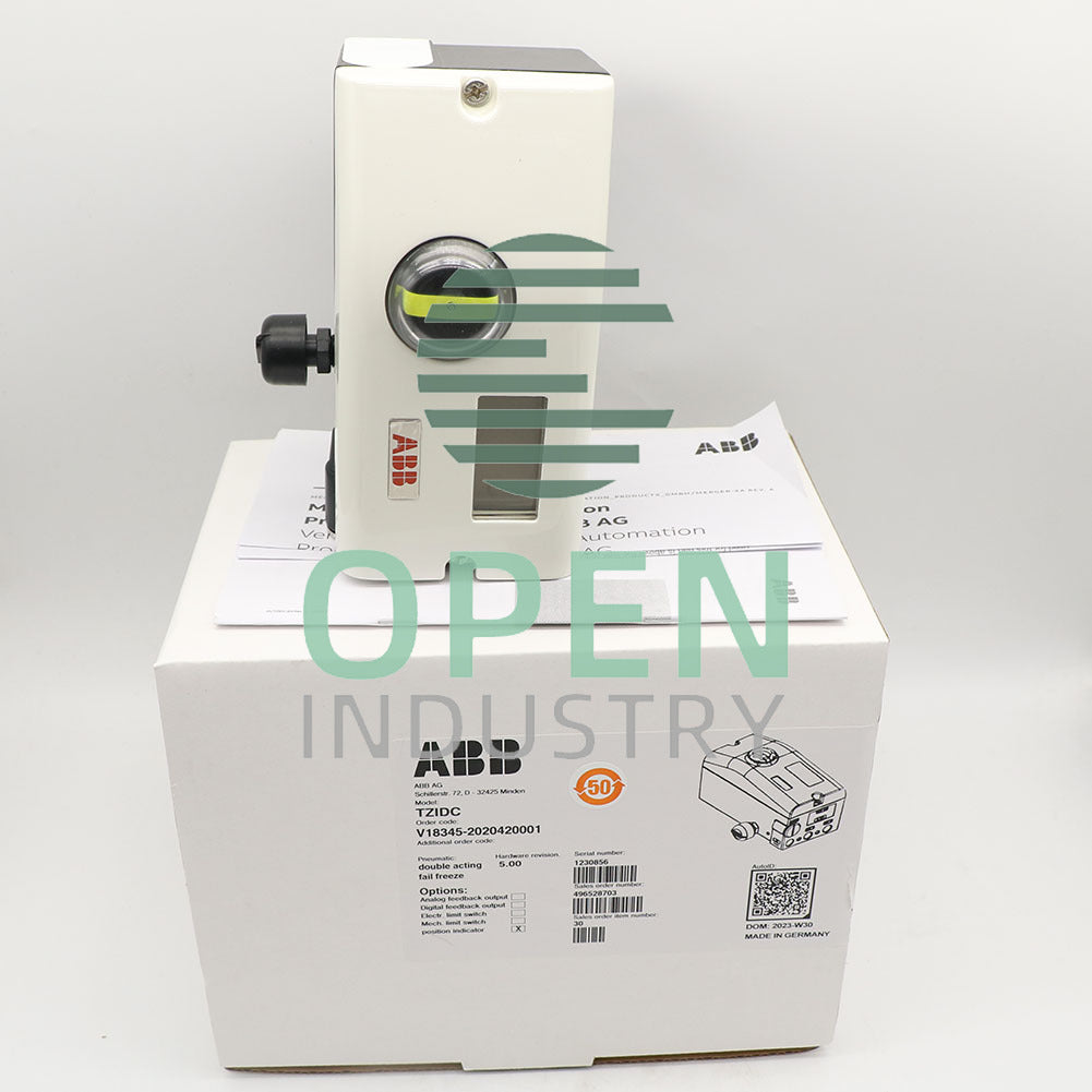 1PCS ABB V18345-2020420001 5.00 Valve Positioner 20-90PSI Analog 4-20mA