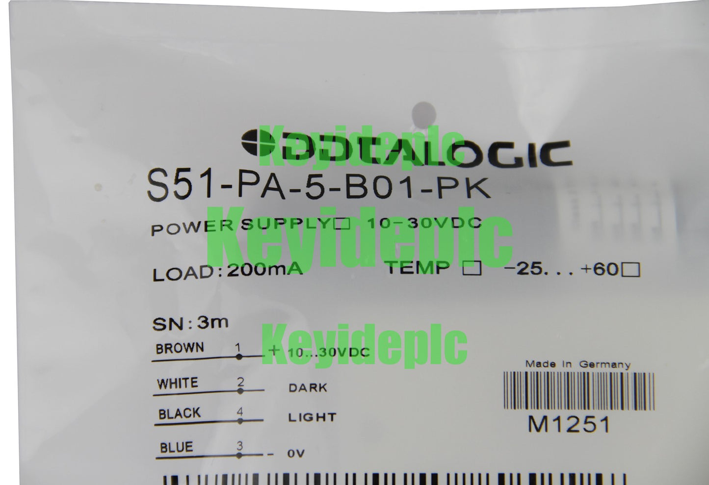DATALOGIC S51-PA-5-B01-PK Photoelectric Sensor #ke
