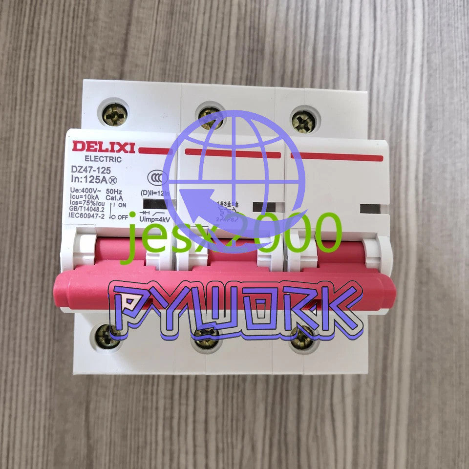 Delixi-DZ47 -125 3P 1pcs switch breaker 125A