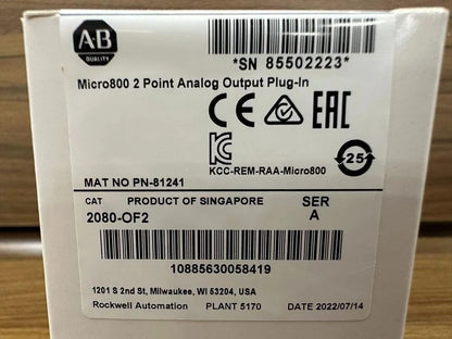2080-OF2 Allen Bradley SER A Micro800 Analog Output Module - ALLEN BRADLEY [2]