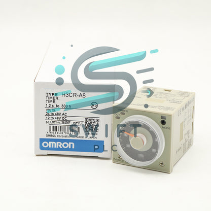 1x Omron H3CR-A8 H3CRA8 24-48VAC 12-48VDC Timer