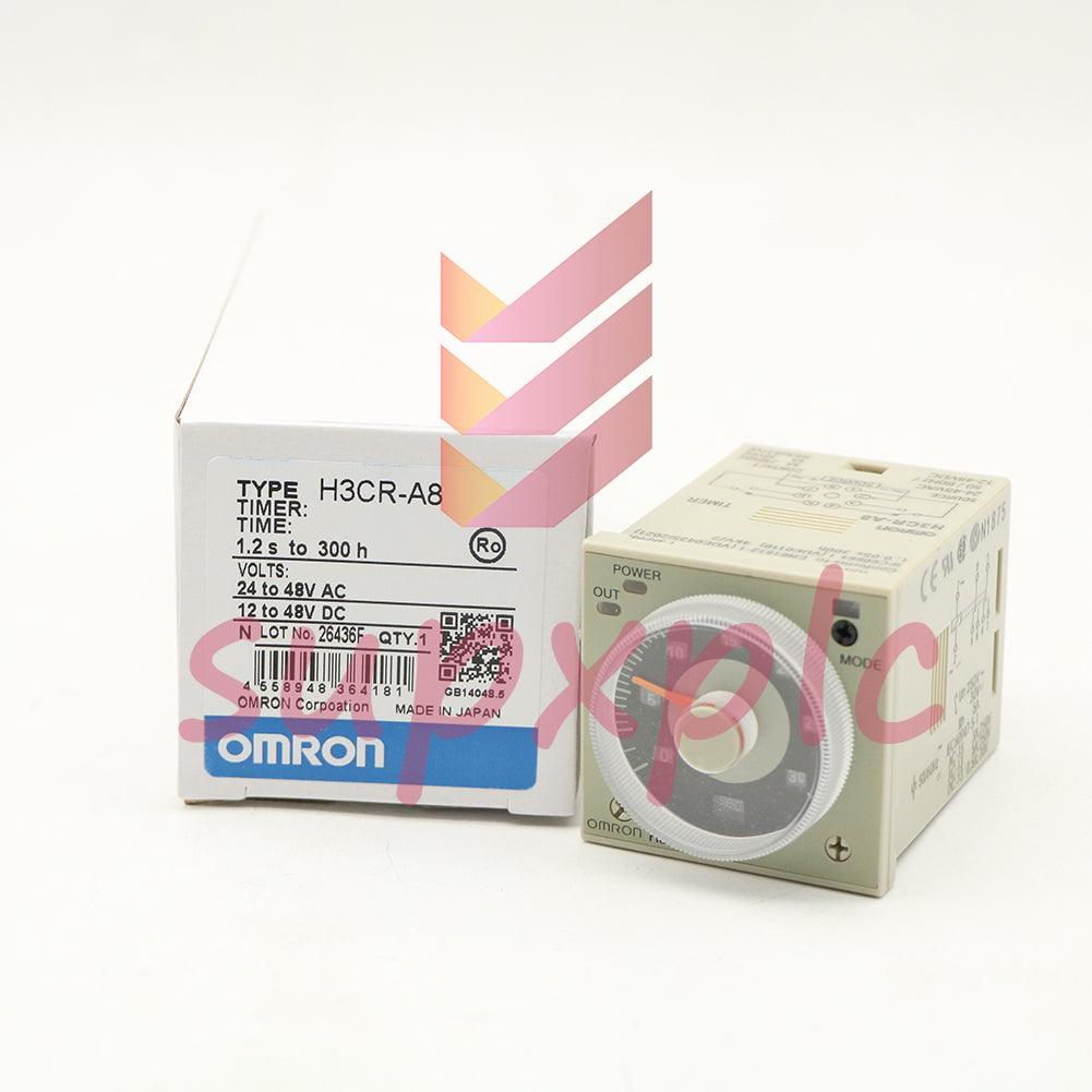 1x Omron H3CR-A8 H3CRA8 24-48VAC 12-48VDC Timer
