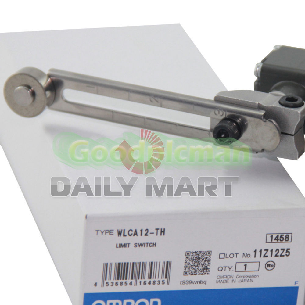 Omron WLCA12-TH Long-life Two-Circuit Limit Switch, Adjustable Roller Lever