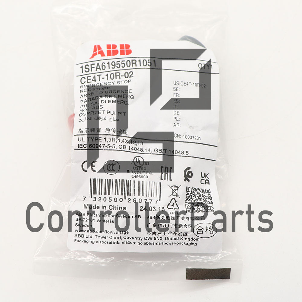10PCS ABB Push Button CE4T-10R-02