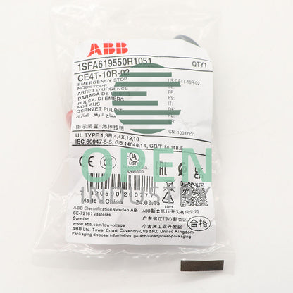 1PCS ABB Push Button CE4T-10R-02