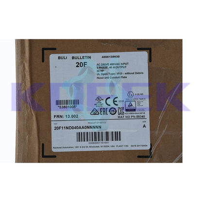 20F11ND040AA0NNNNN - ALLEN-BRADLEY