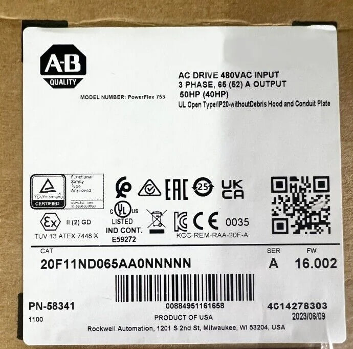 20F11ND065AA0 480Vac 50HP Factory Sealed - KOEED [1]