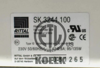 RITTAL SK3244.100 Cabinet Filter Fan 230V #ko