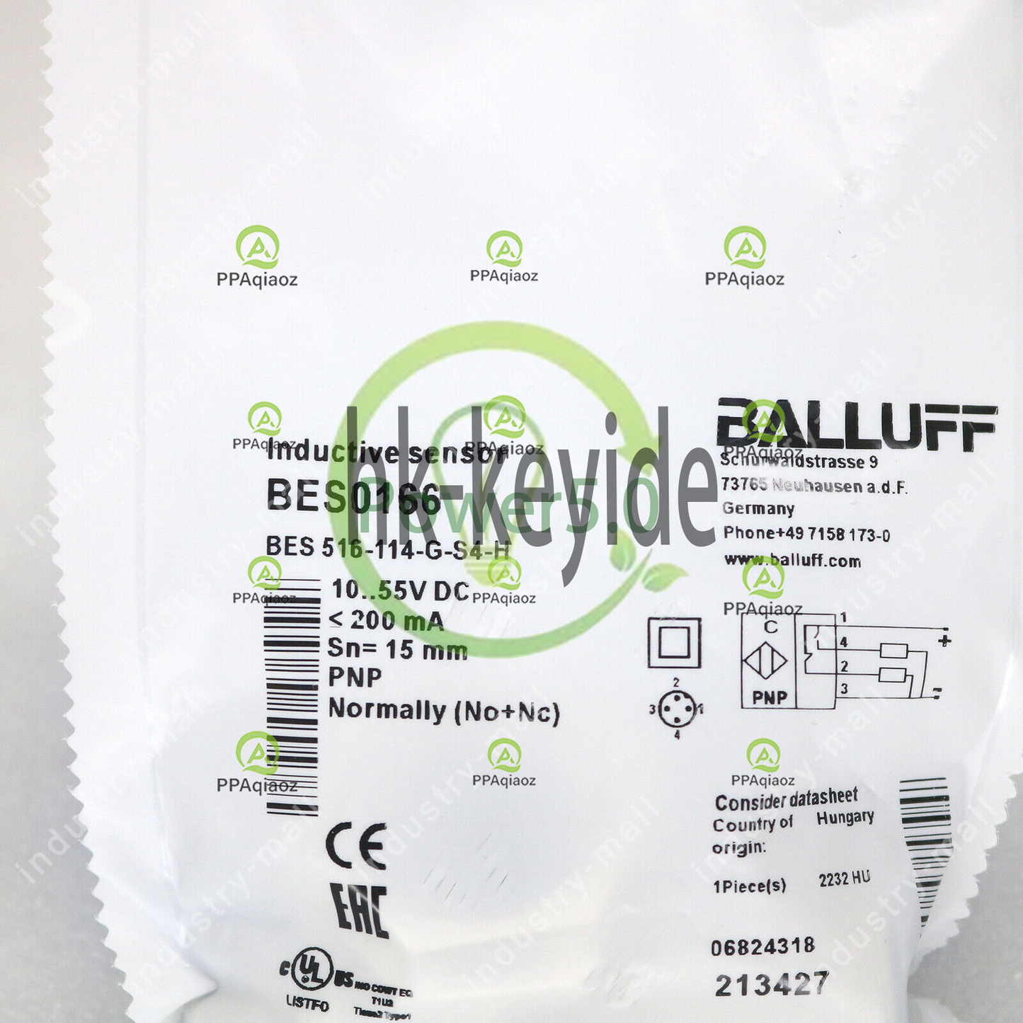 1Pcs BALLUFF BES 516-114-G-S4-H（BES0166）sensor Fast delivery /