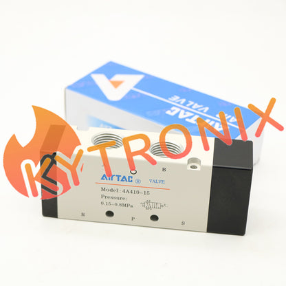 4A410-15 Single Air Piloted Pneumatic Valve for AirTAC 5 Way 2 Position 1/2"