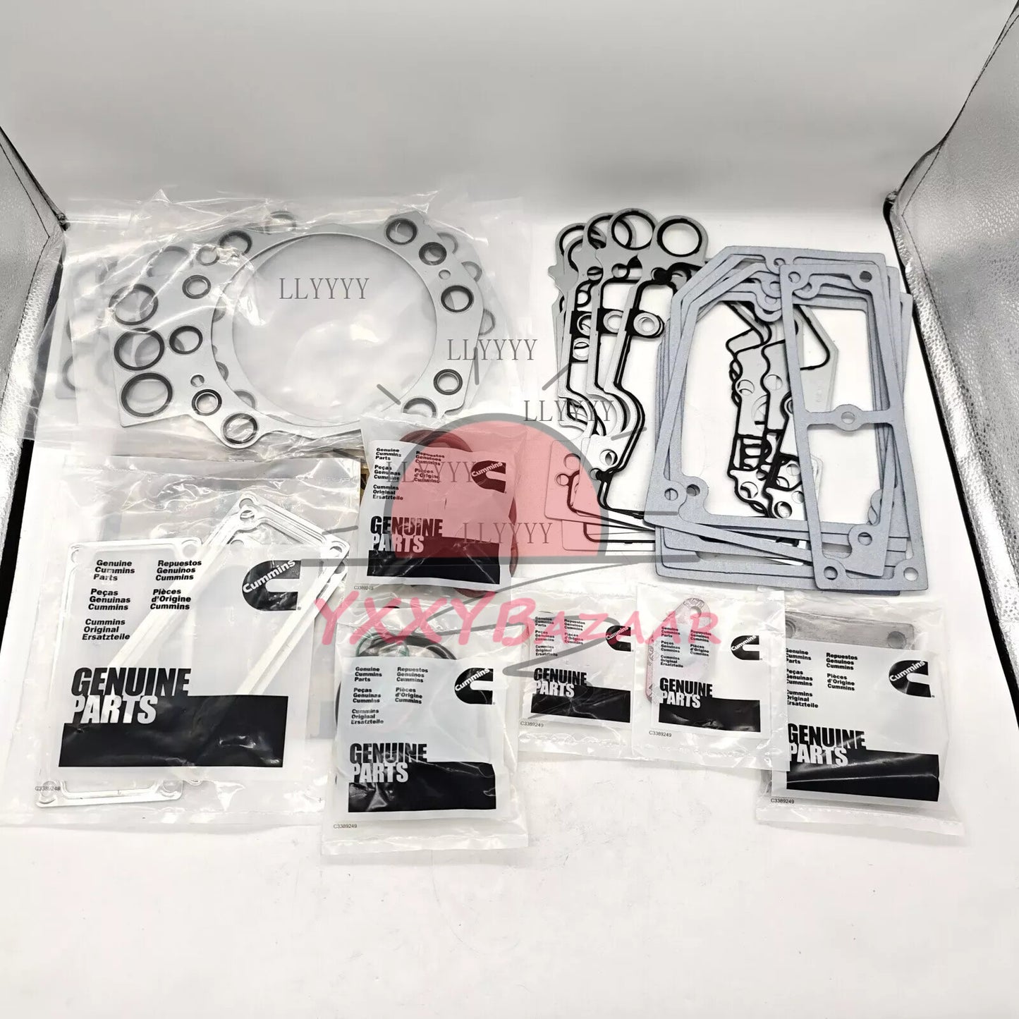 Upper Head Cylinder Gasket Kit For Cummins 6-Cyl 19.0 K19 KT19 KTA19 Engines