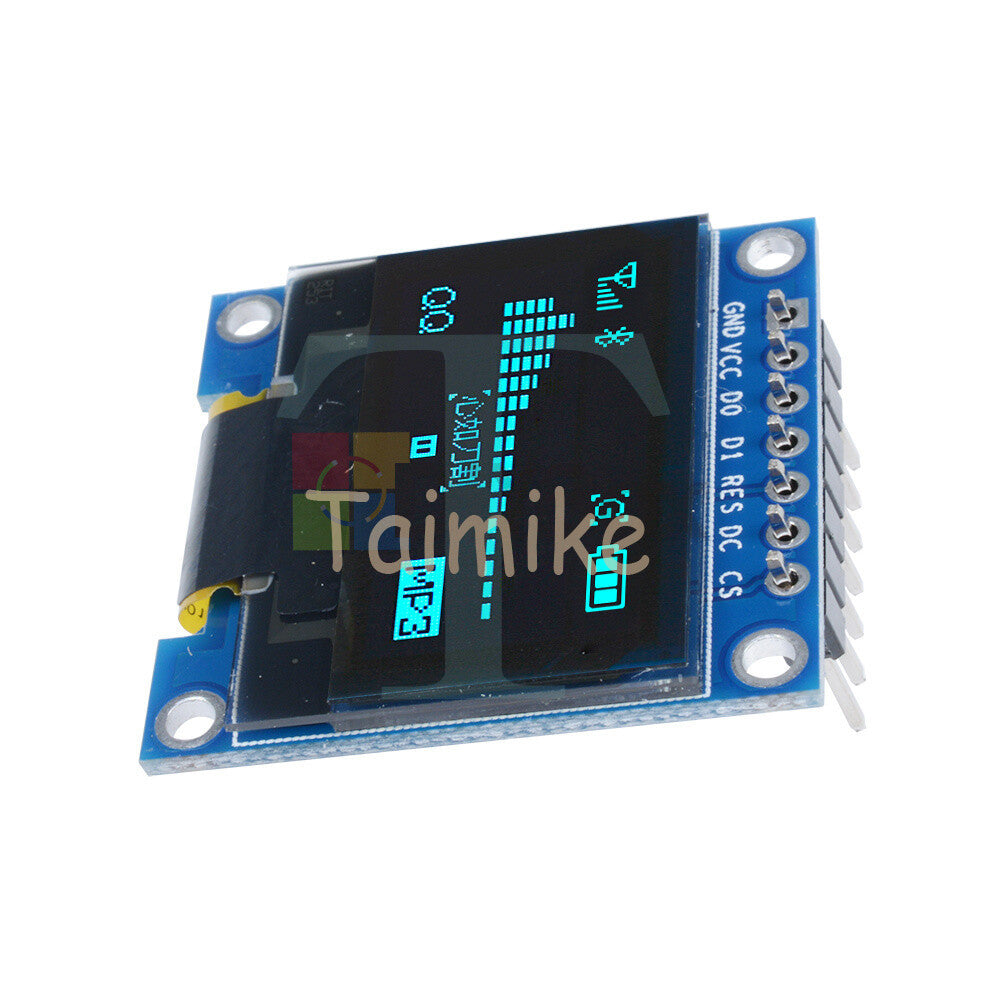 1PCS 0.96" 128X64 OLED LCD I2C 7-pin IIC SPI Serial LED Display Module