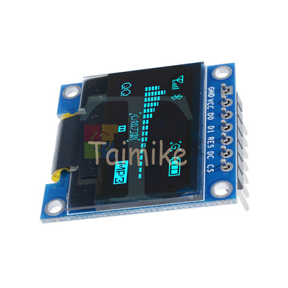 1PCS 0.96" 128X64 OLED LCD I2C 7-pin IIC SPI Serial LED Display Module