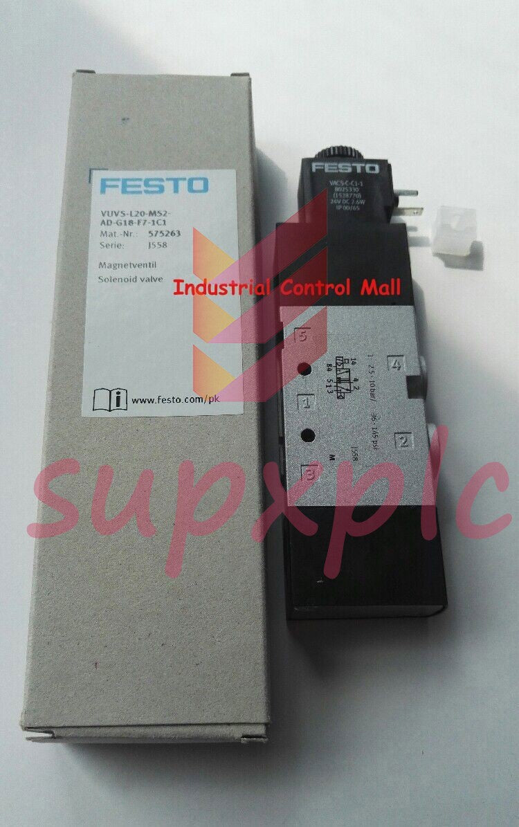 1PC For FESTO VUVS-L20-M52-AD-G18-F7-1C1 575263 Solenoid Valve Free Shipping