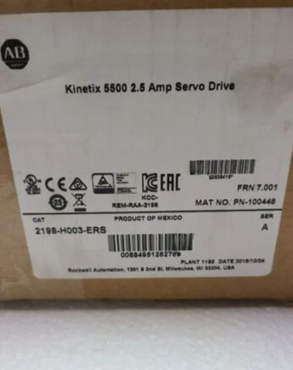 2198-H003-ERS AB Kinetix 5500 2.5 Amp Servo Drive - KINETIX [1]