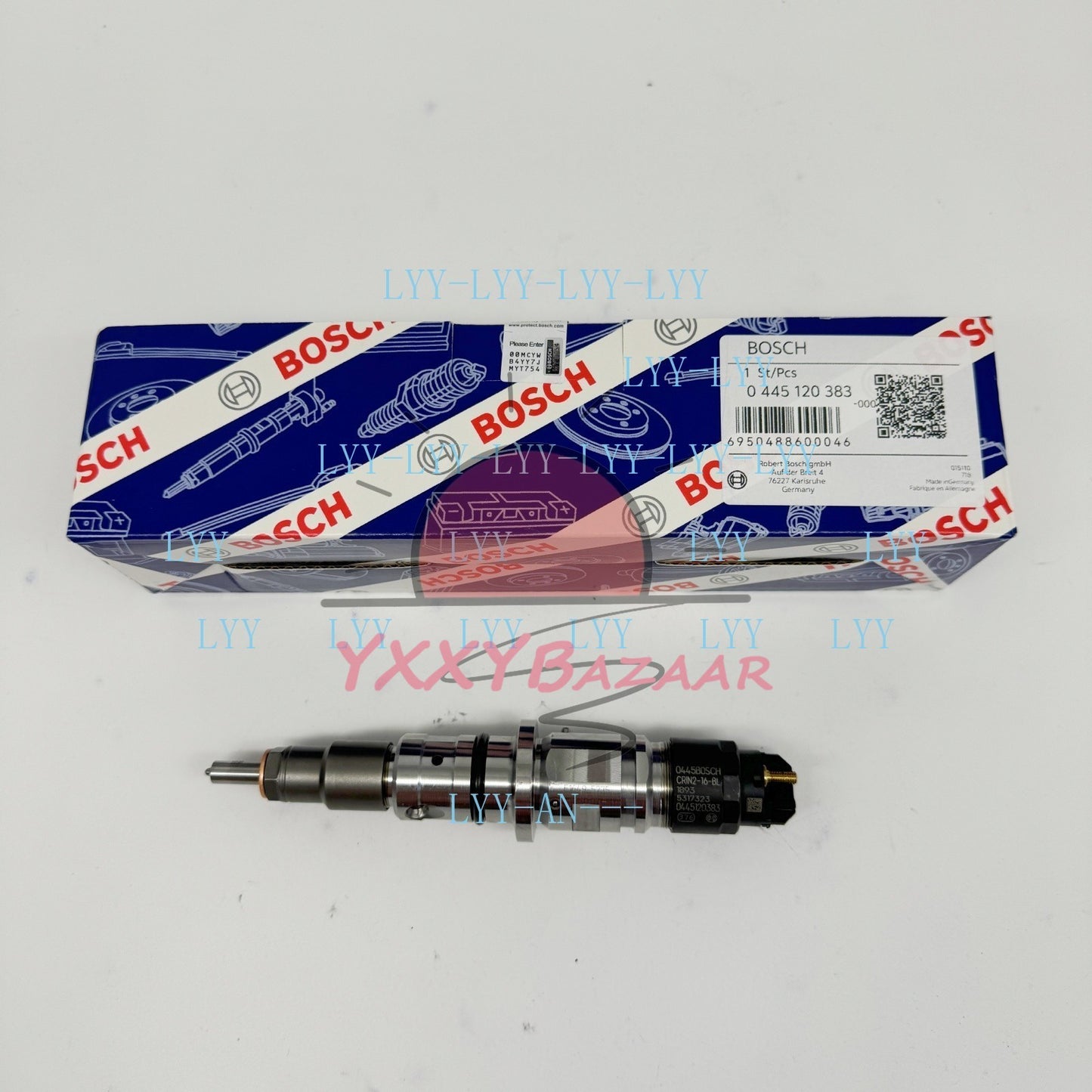 1x Fuel Injector 0445120383 Bosch For 5317323 Cummins QSB6.7 QSB4.5 QSB7 Diesel*
