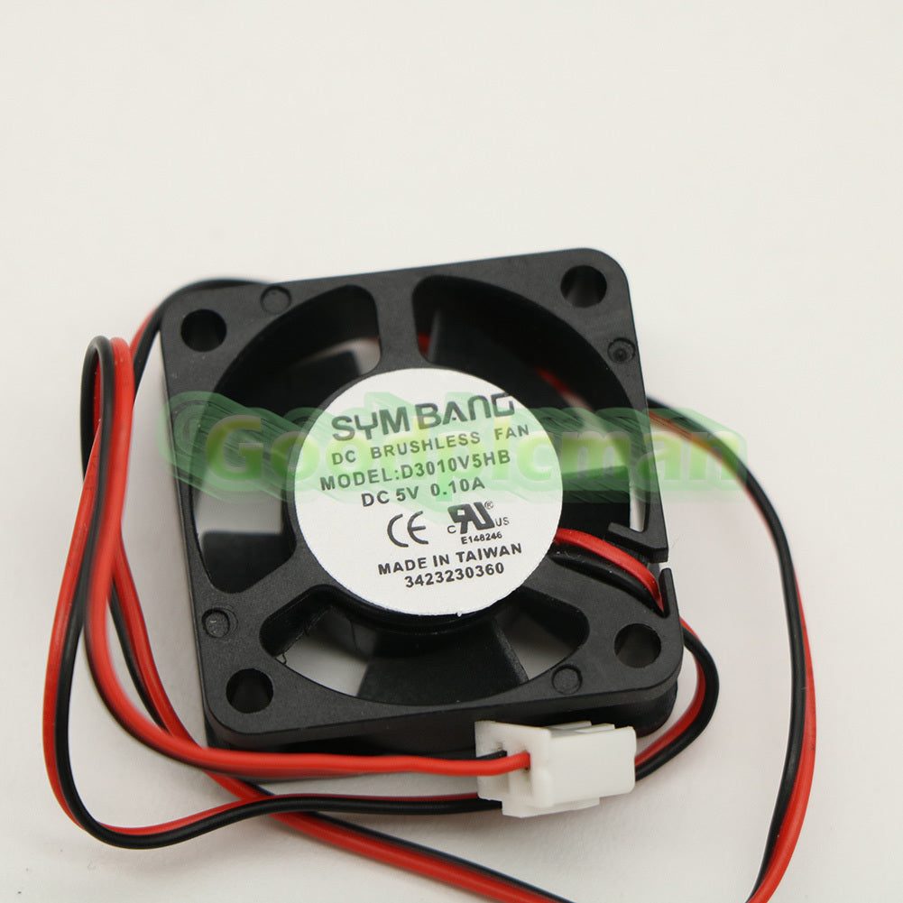 1PCS YM BANG D3010V5HB 3010 DC5V 0.10A 3CM 2-pin Inverter Cooling Fan