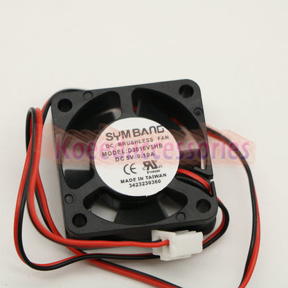 YM BANG D3010V5HB 3010 DC5V 0.10A 3CM 2-pin Inverter Cooling Fan 1PCS