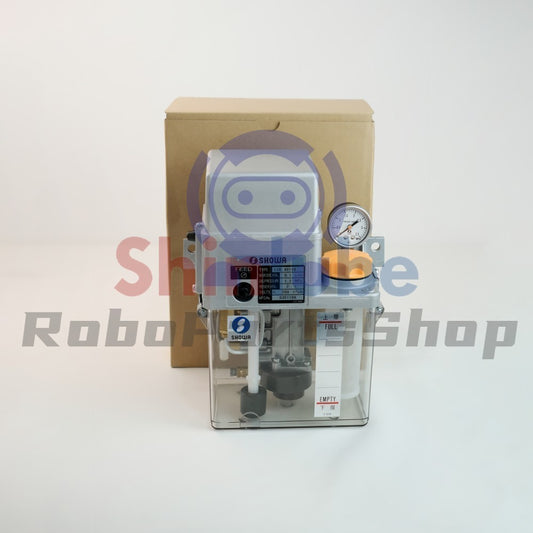 Showa Lubricator LCB4-011B Auto Lubrication Oil Pump, 2.0 Liter Tank, 200V