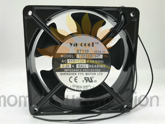 1pcs Ya-cool BT110 12038B1HT 110-120V 0.26A 12CM 12038 cooling fan