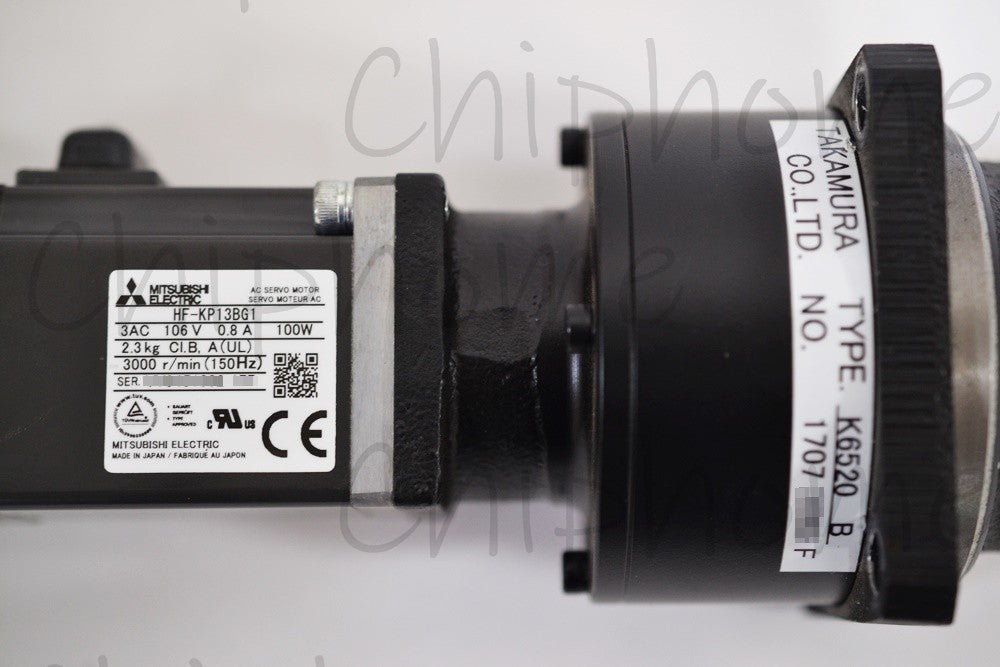 Mitsubishi AC SERVO MOTOR HF-KP13BG1 Reduction ratio: 20:1