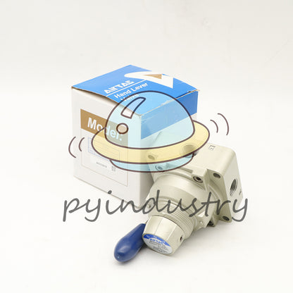 1X Air Hand Manual Switching Valve 4HV330-10 Pneumatic 3/8" 3 Positions 4 Ports