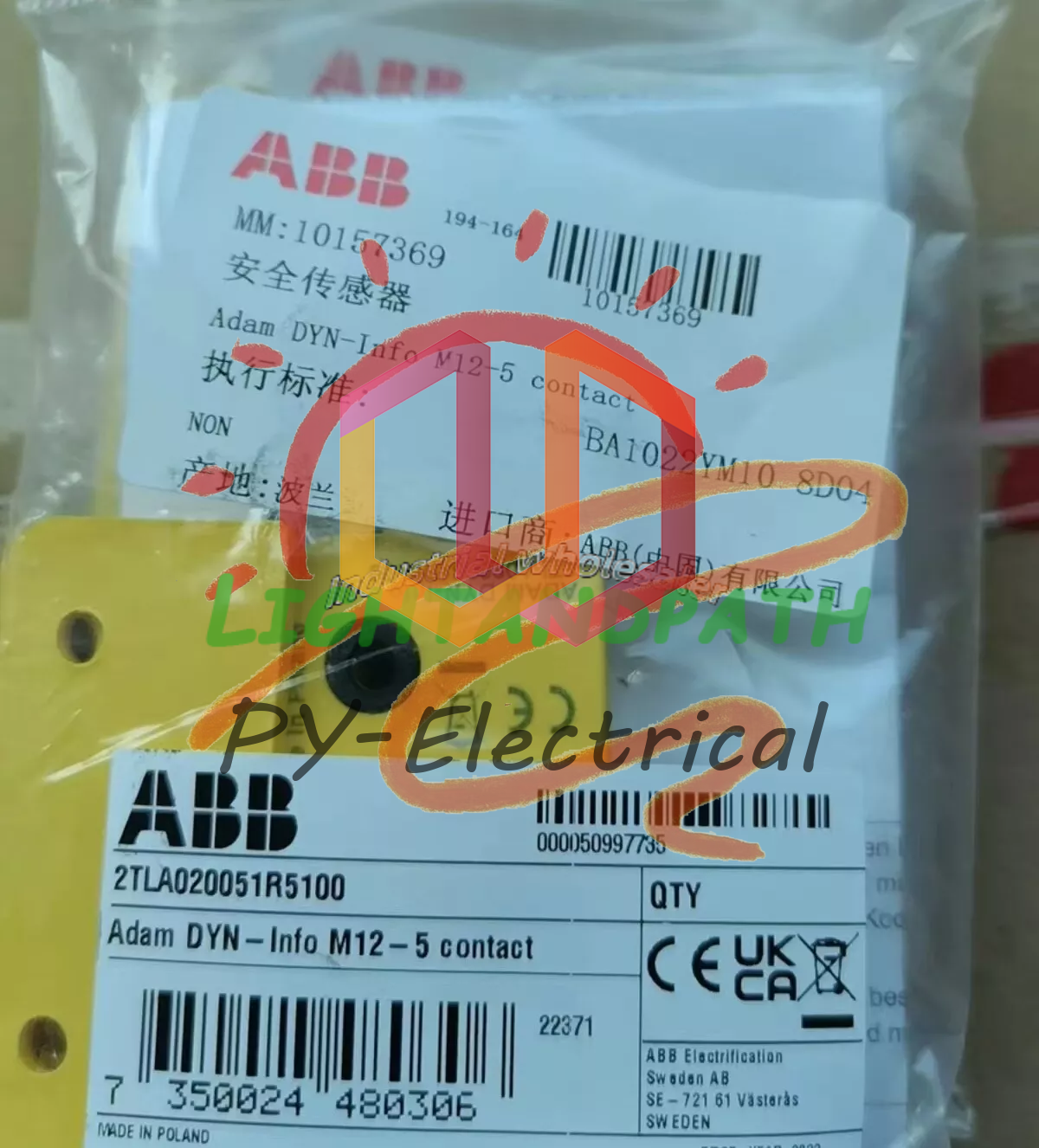 Abb 2TLA020051R5100 Non Contact Adam Safety Sensor 24v-dc Fast delivery #Li