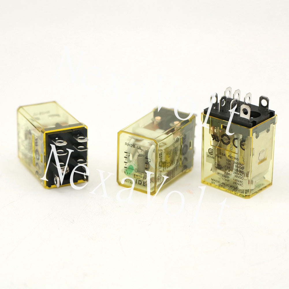 10PCS DC12V RH2B-UL Power Relay IDEC