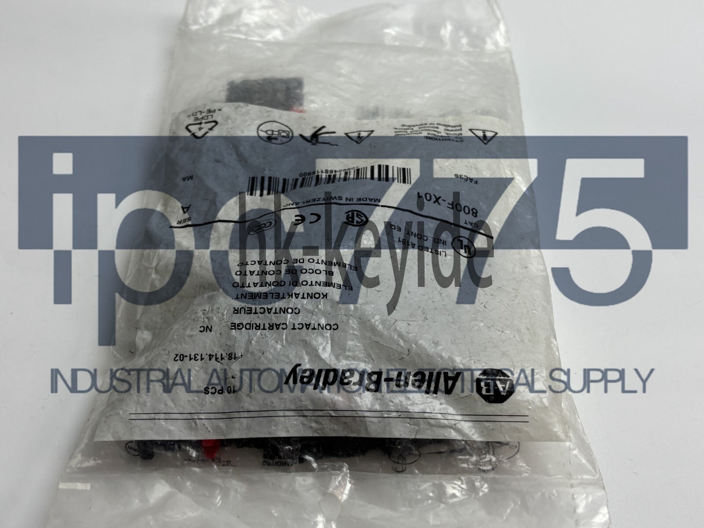 800FX01 10PCS Allen Bradley 800F-X01 contact block Fast delivery