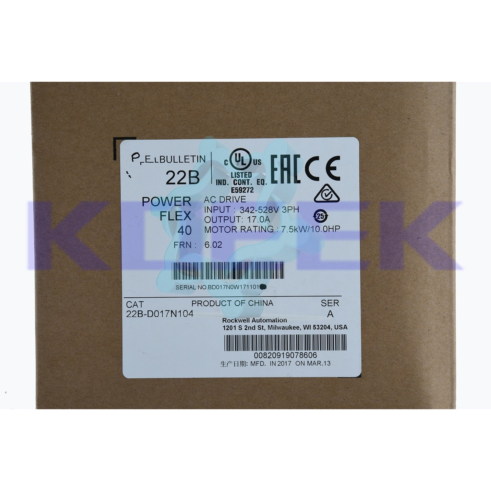 22B-D010N104 - ALLEN-BRADLEY